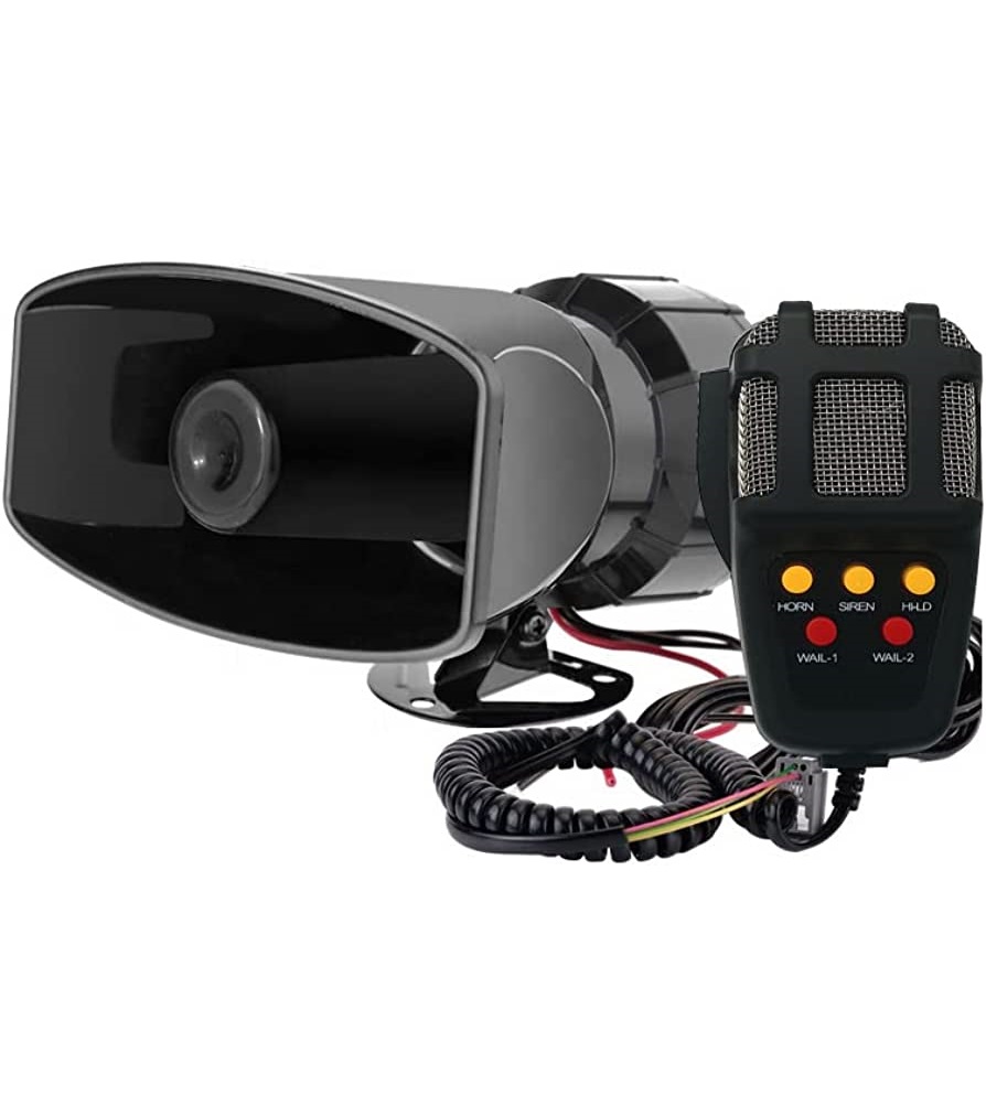 Sirena Profesionala cu 5 Tonuri si Microfon, putere 100W, alimentare 12V FAVLine Selection