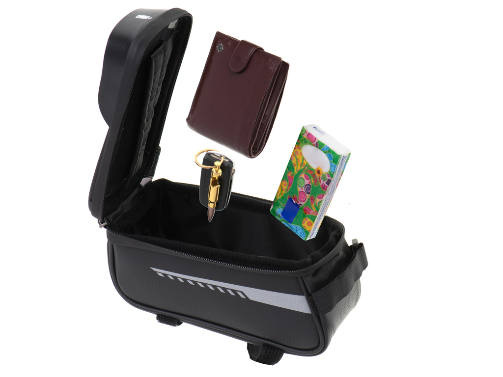 Suport Telefon IMPERMEABIL tip Geanta, montaj pe Motocicleta sau Bicicleta FAVLine Selection