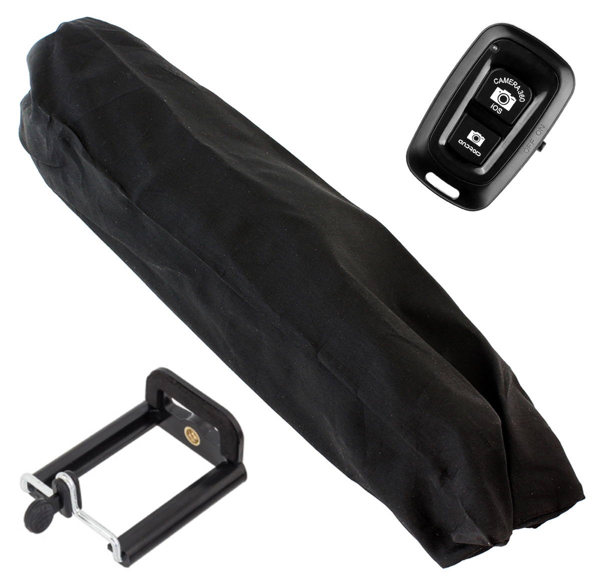 Trepied fotografic din aluminiu, compact, cu suport mobil 3D + Telecomanda Bluetooth FAVLine Selection