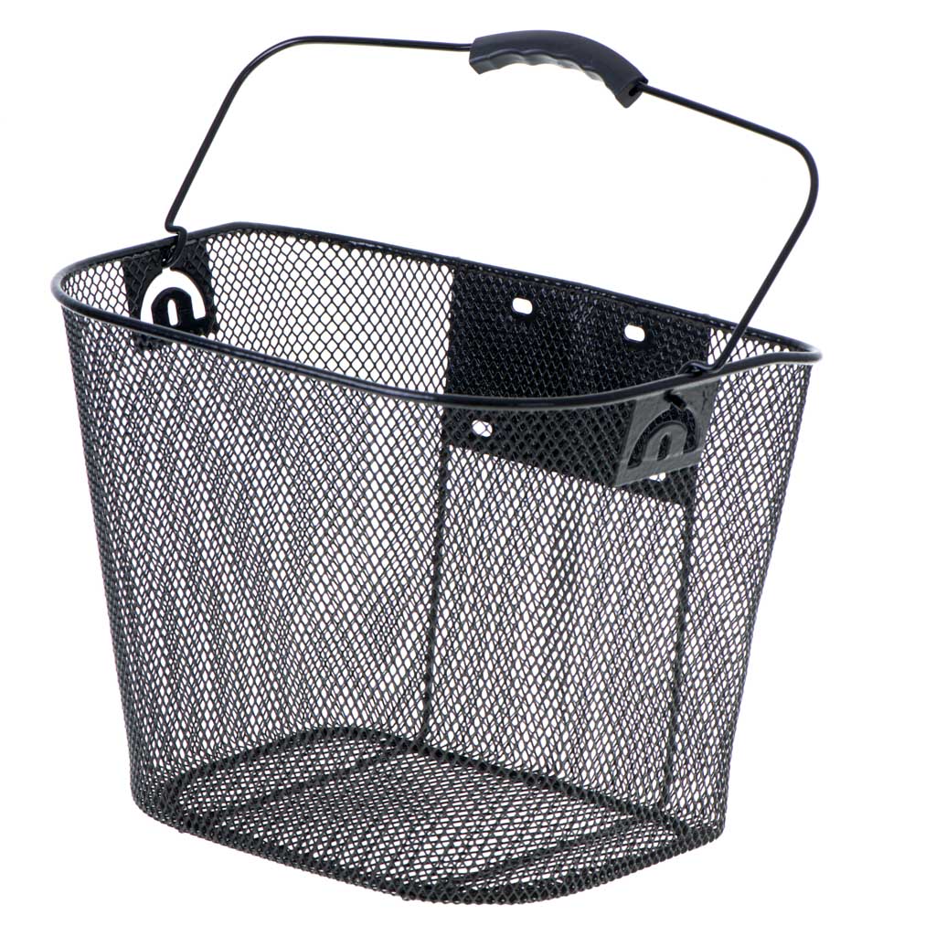 Cos metalic pentru bicicleta cu maner, demontabil, conceput pentru a fi montat in partea din fata FAVLine Selection