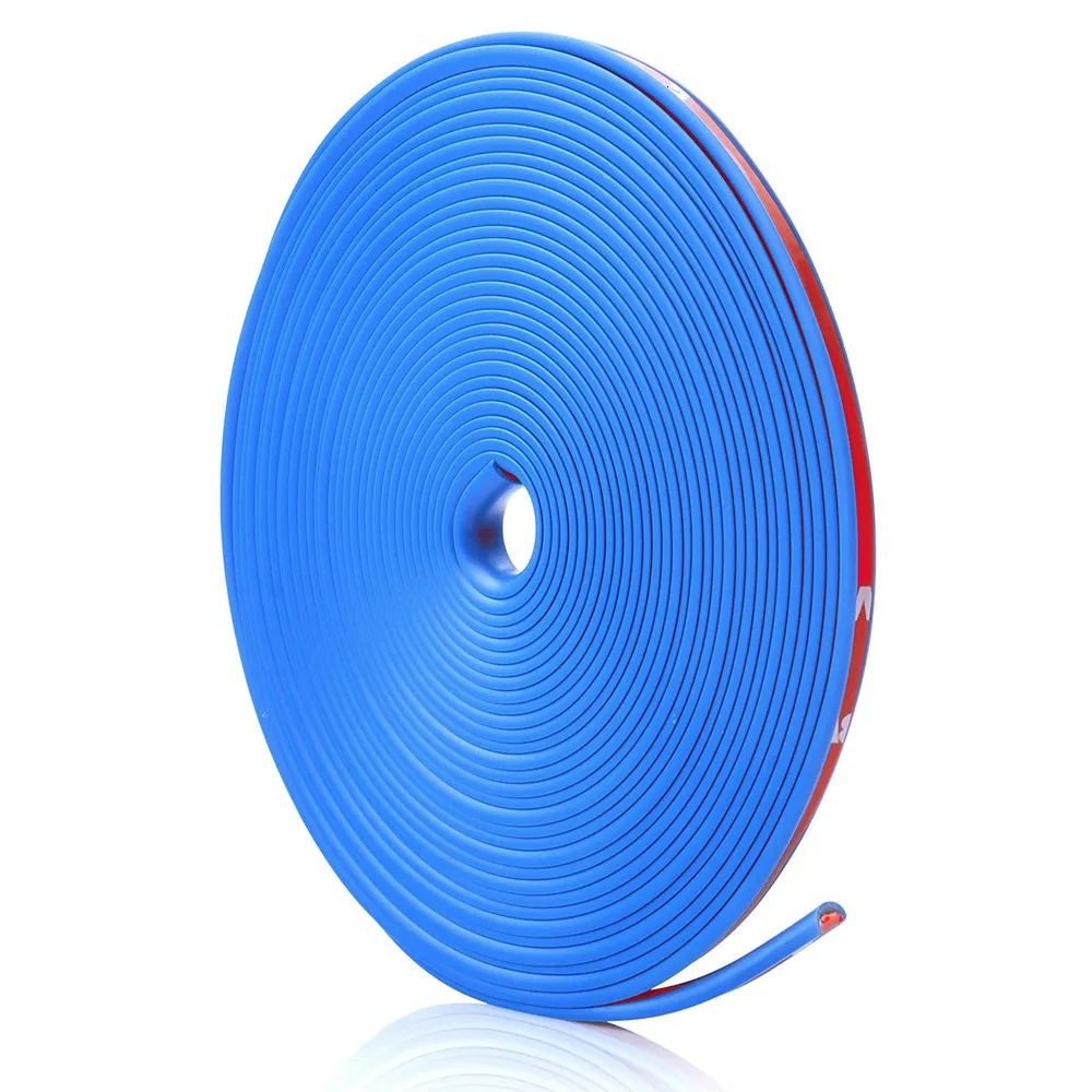 Inele de protectie si decor jante, adezive, din plastic flexibil - ALBASTRU FAVLine Selection