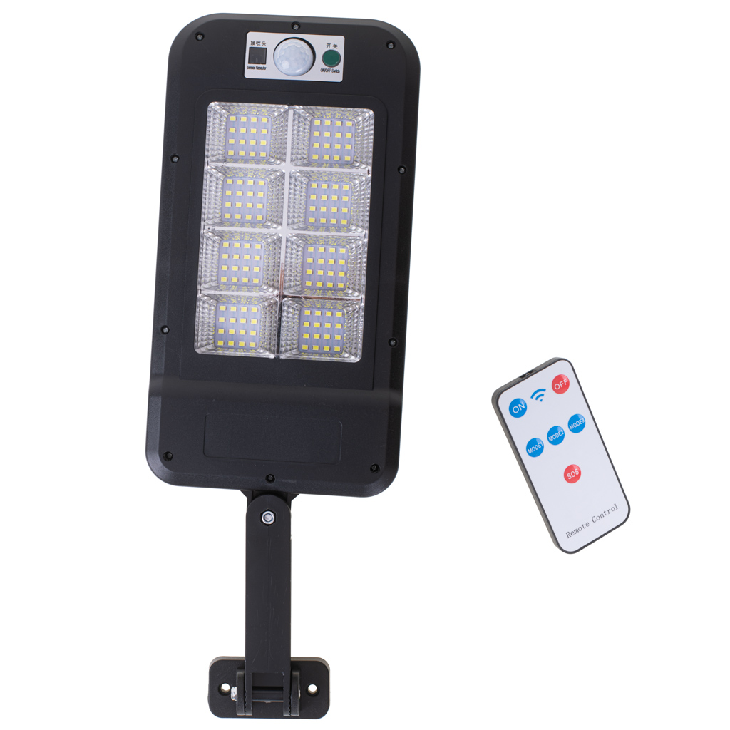 Lampa Stradala cu Panou Solar, Senzor de Miscare si Telecomanda, dimensiune 30 x 14 x 3 cm FAVLine Selection