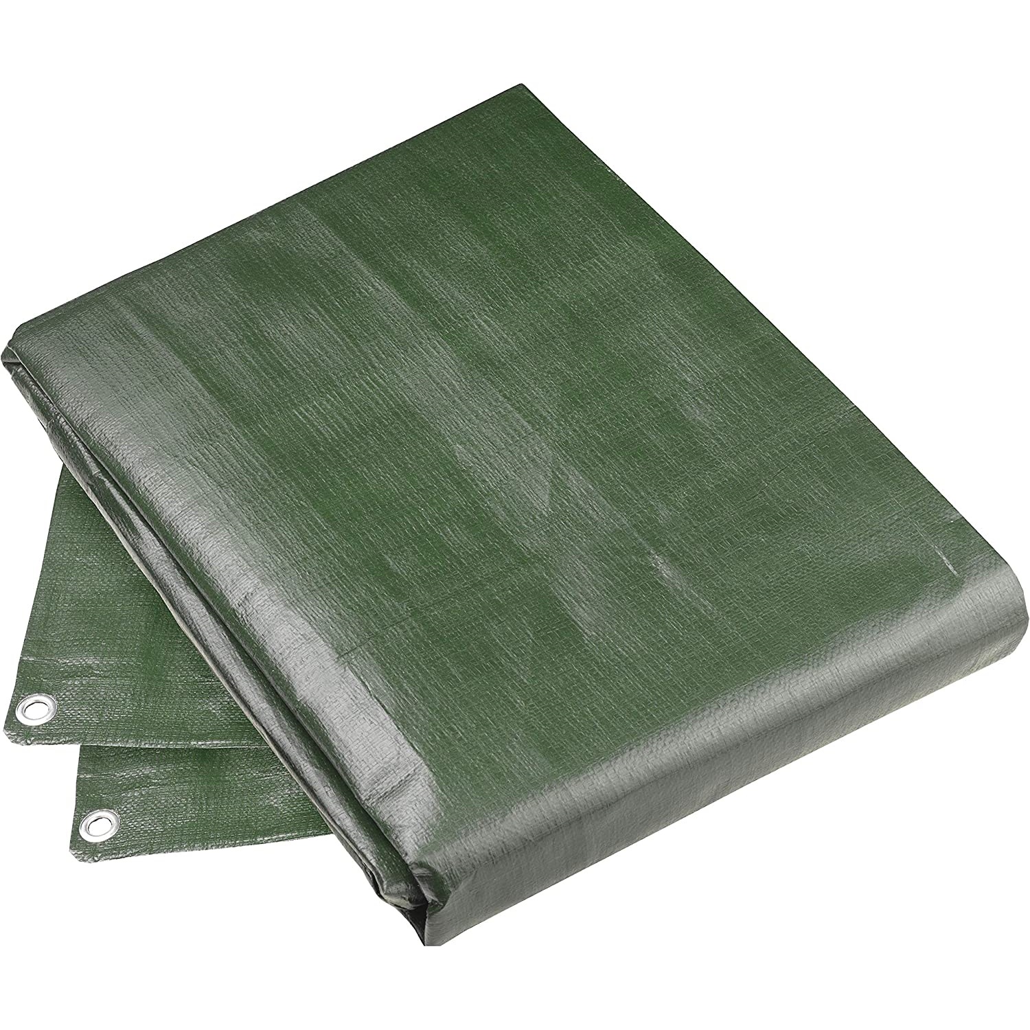 Prelata Impermeabila cu ochiuri metalice de prindere, dimensiune 6,0m x 8,0m, densitate 120g/m2, culoare verde FAVLine Selection