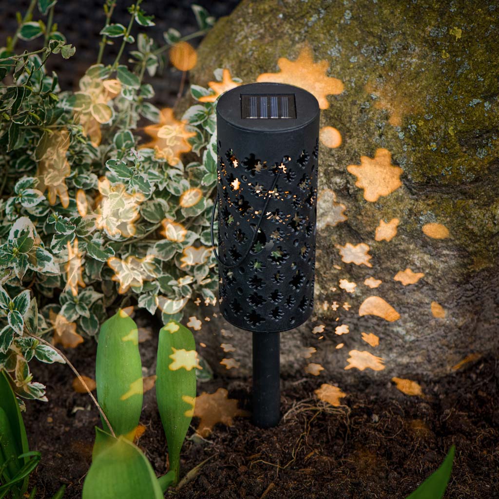 Set 4 lampi solare de gradina cu picior si agatatoare tip