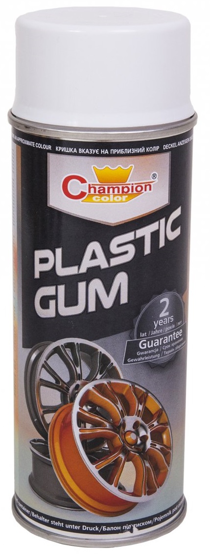 Spray Vopsea Cauciucata pentru Jante, culoare Alba, 400ml, Champion Color FAVLine Selection
