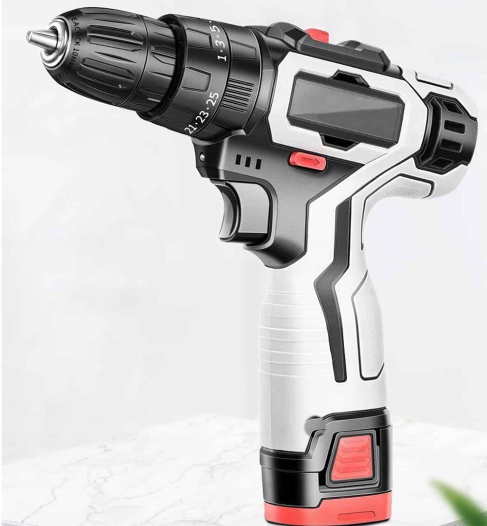 Masina de gaurit si infiletat fara fir, cu doua baterii si valiza de transport FAVLine Selection