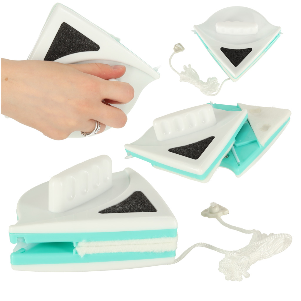 Unealta de spalat geamuri pe ambele fete, cu magnet, lavete si snur de siguranta FAVLine Selection