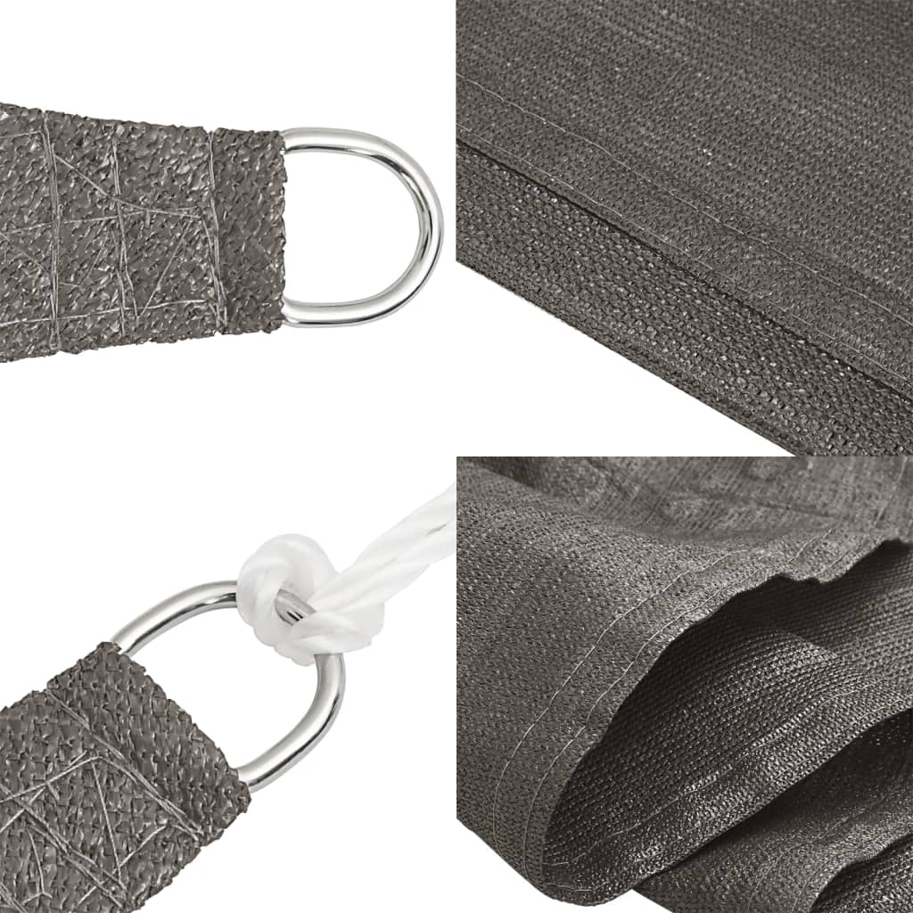 Pânză parasolar, antracit, 4x5x6,8 m, HDPE, 160 g/m² GartenMobel Dekor