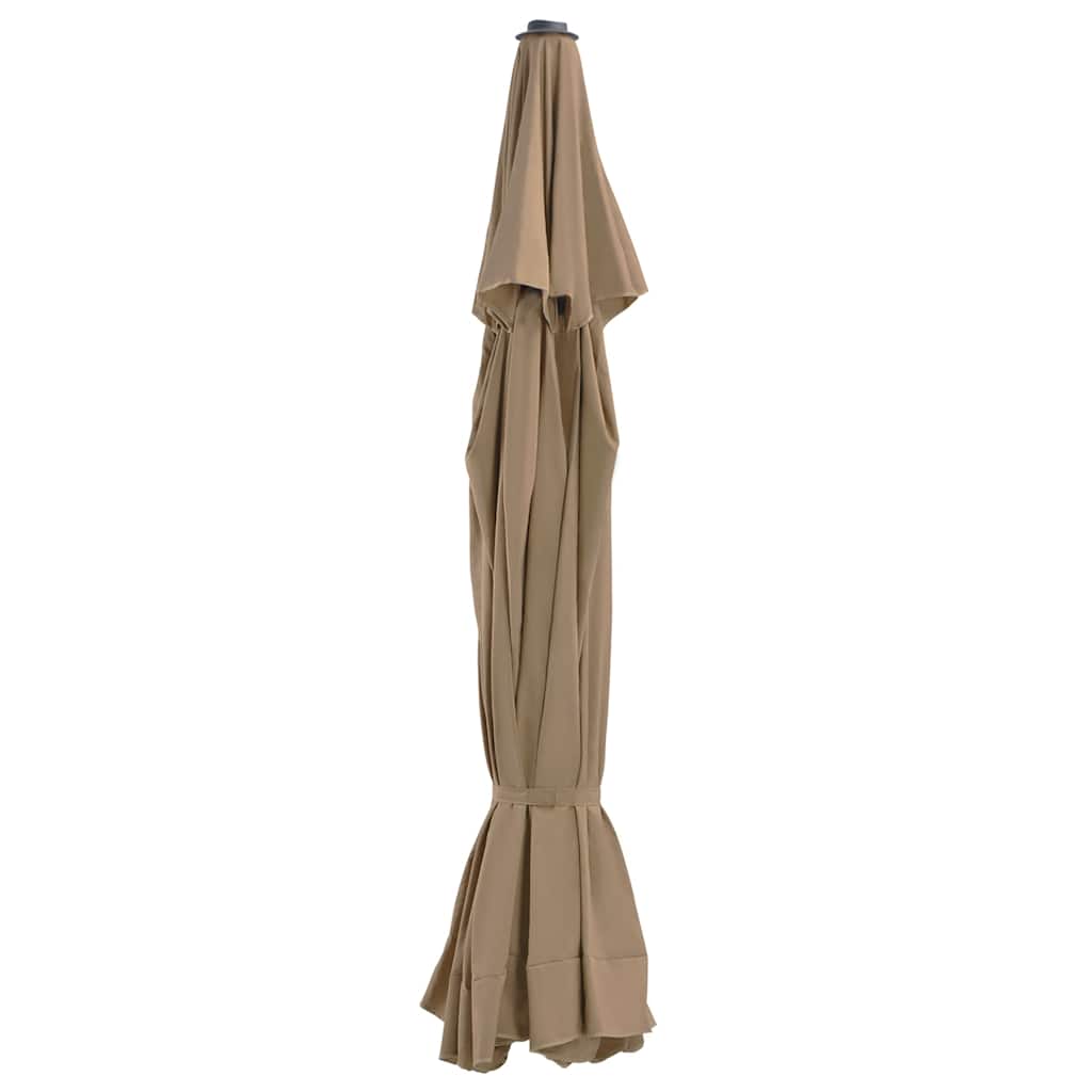 Pânză de schimb umbrelă de soare de exterior gri taupe 515 cm GartenMobel Dekor