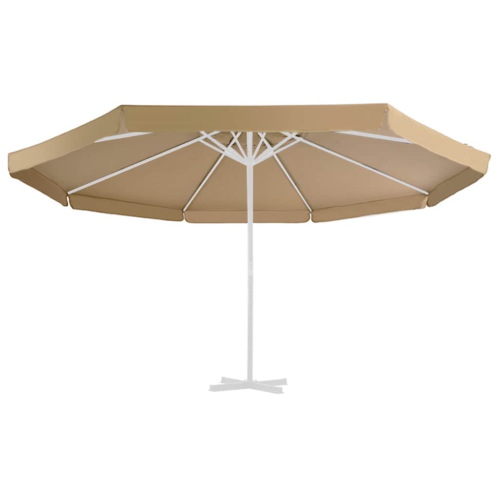 Pânză de schimb umbrelă de soare de exterior gri taupe 515 cm GartenMobel Dekor