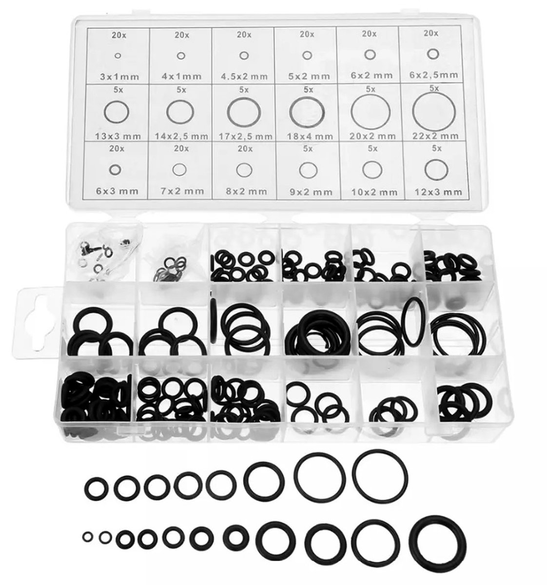 Set 225 de garnituri din cauciuc