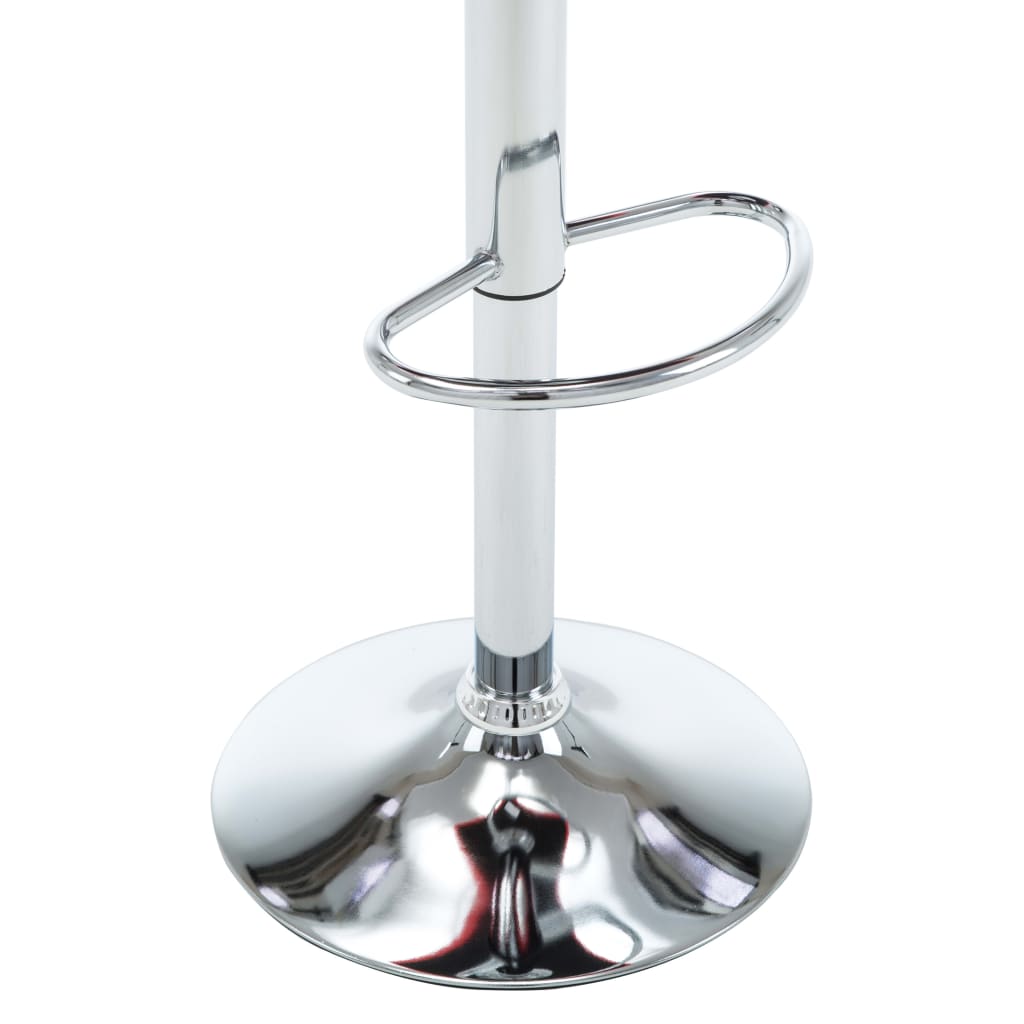 Scaune de bar, 2 buc., portocaliu, piele ecologică GartenMobel Dekor