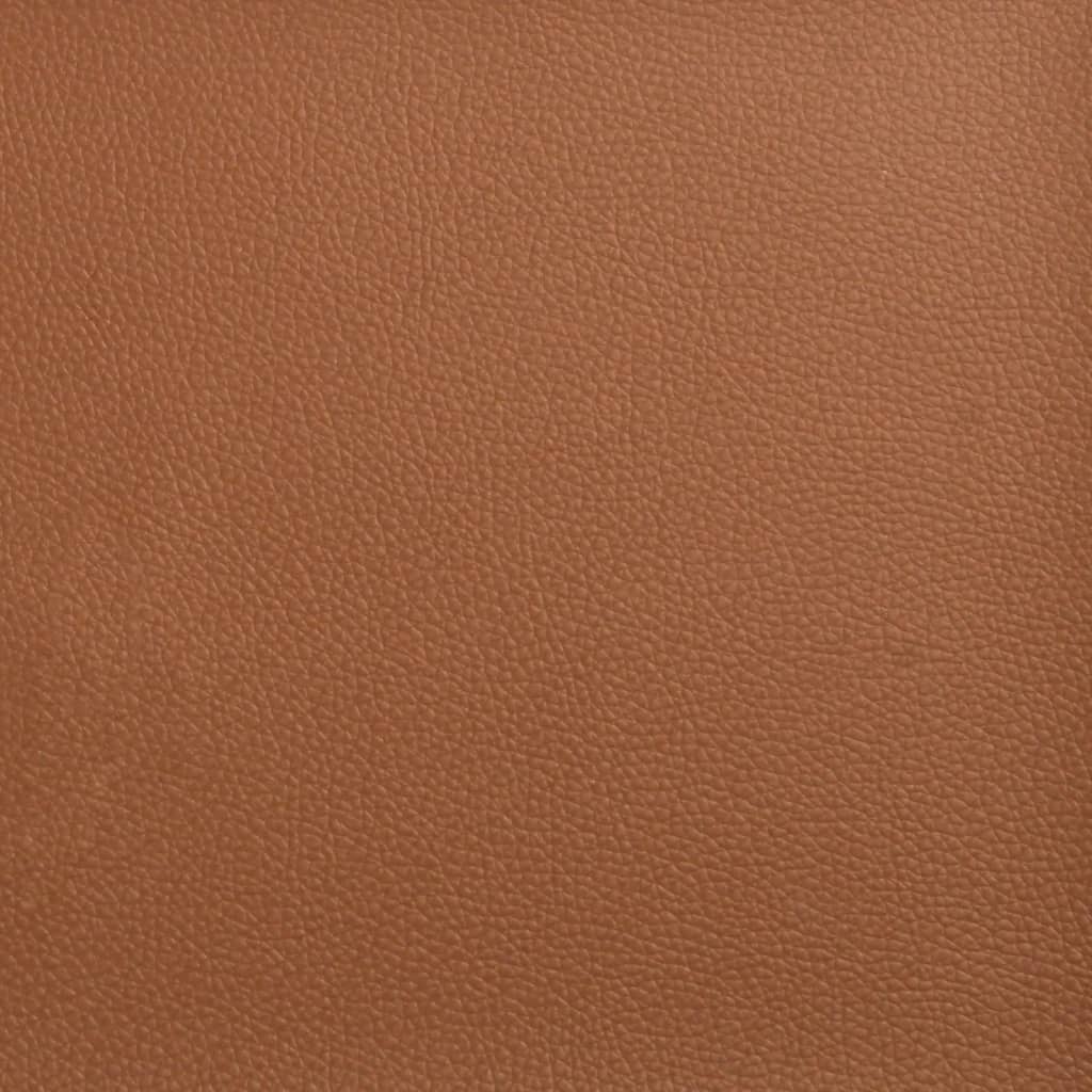 Fotoliu de birou rabatabil, maro, piele ecologică GartenMobel Dekor