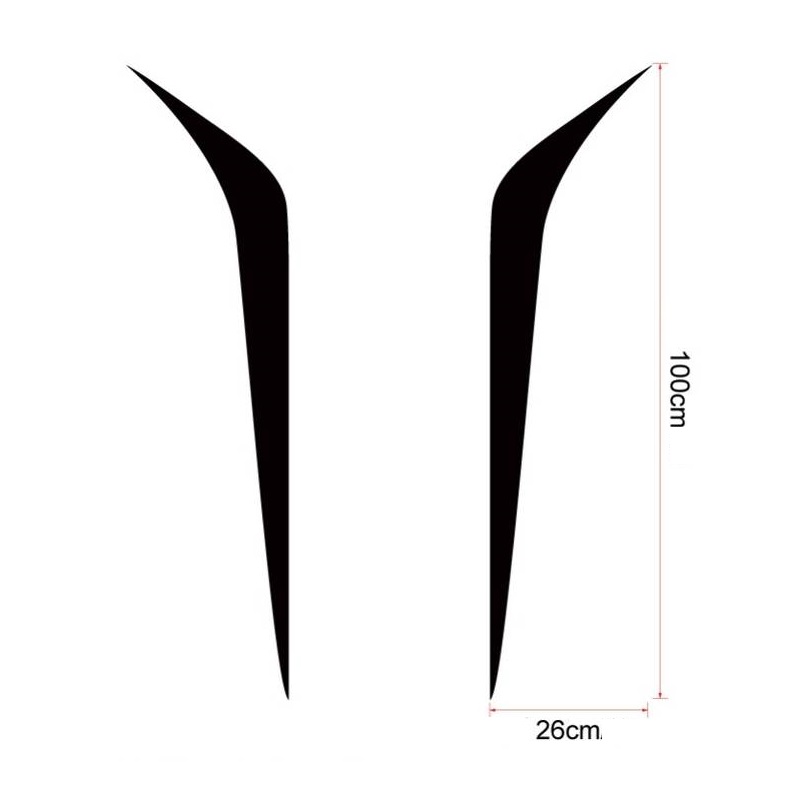 Set 2 stickere autoadezive Tuning, model