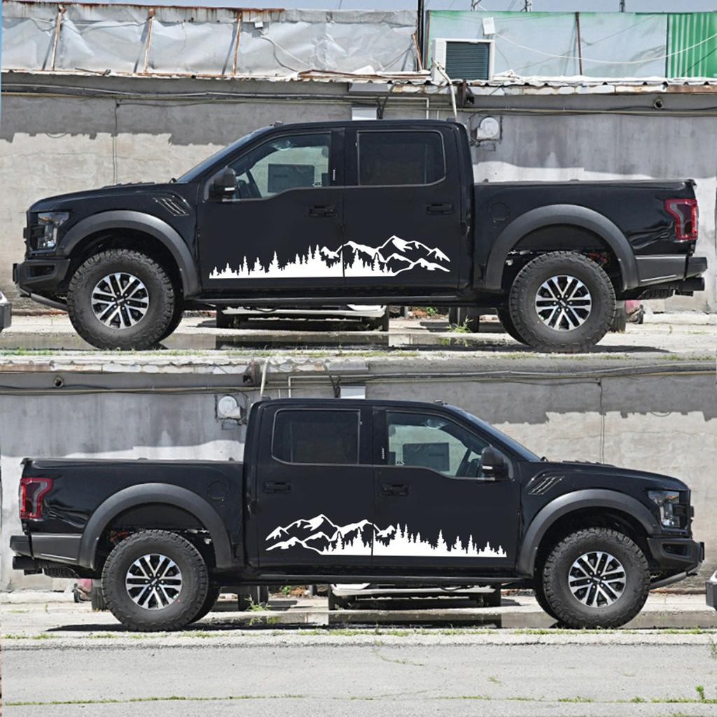 Set 2 stickere autoadezive pentru vehicule Off Road, model