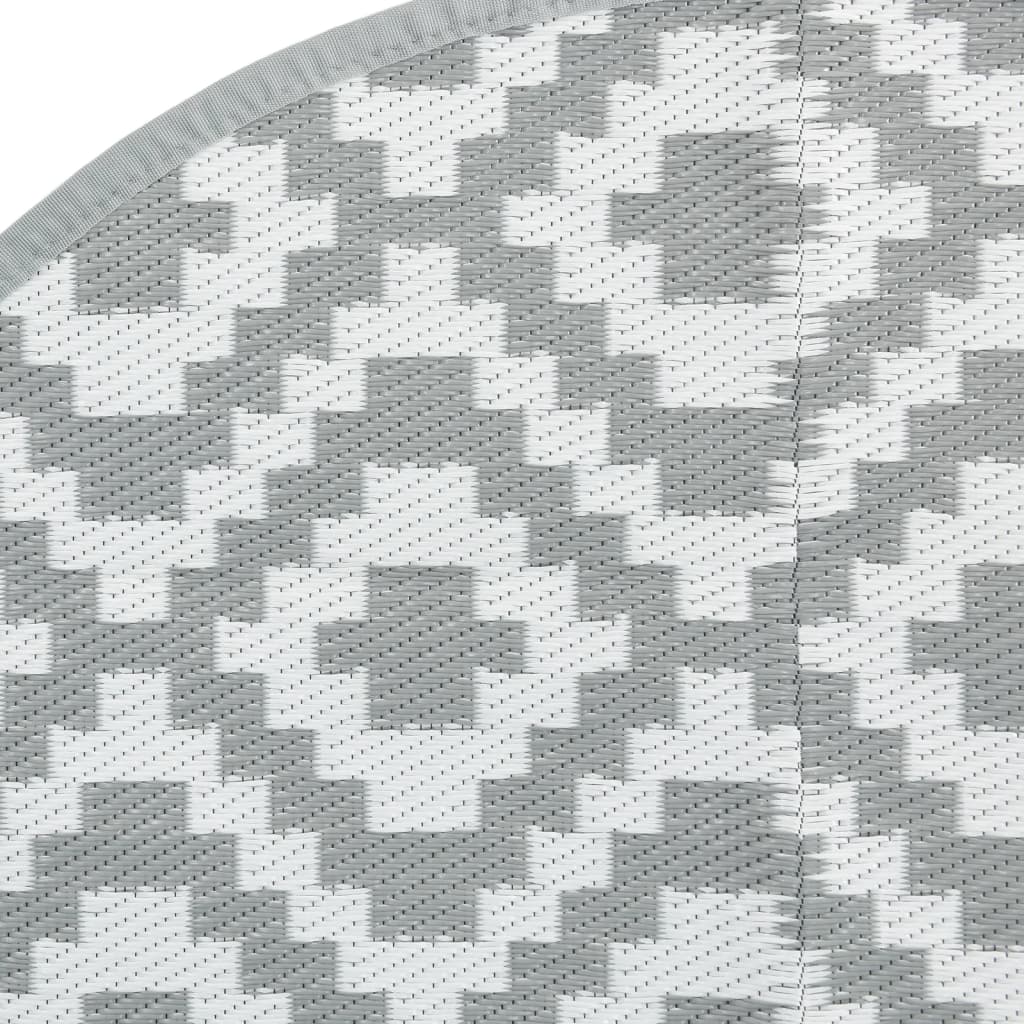 Covor de exterior, ARAKIL gri, Ø200 cm, PP GartenMobel Dekor