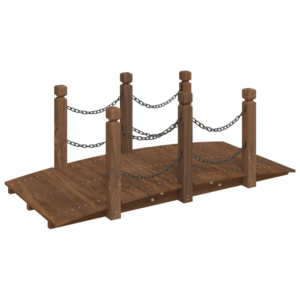 Pod de grădină balustrade cu lanț 150x67x56 cm lemn masiv molid GartenMobel Dekor