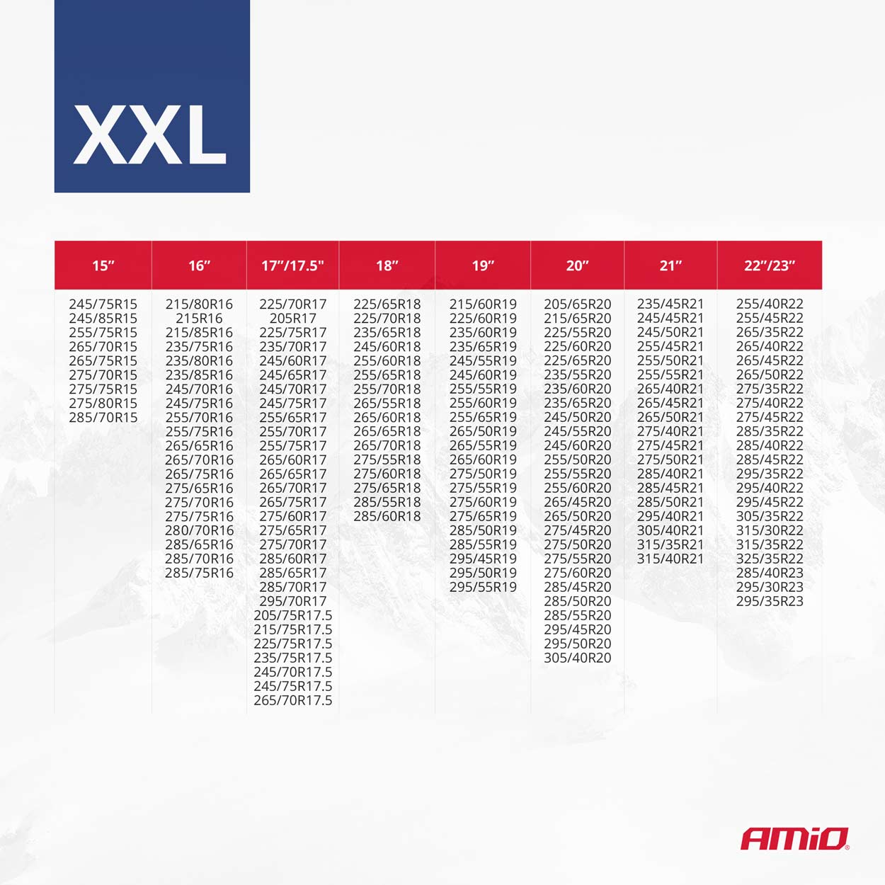 Set 2 lanturi de zapada textile, marime XXL, omologate EN16662-1 si Onorm V5121 FAVLine Selection