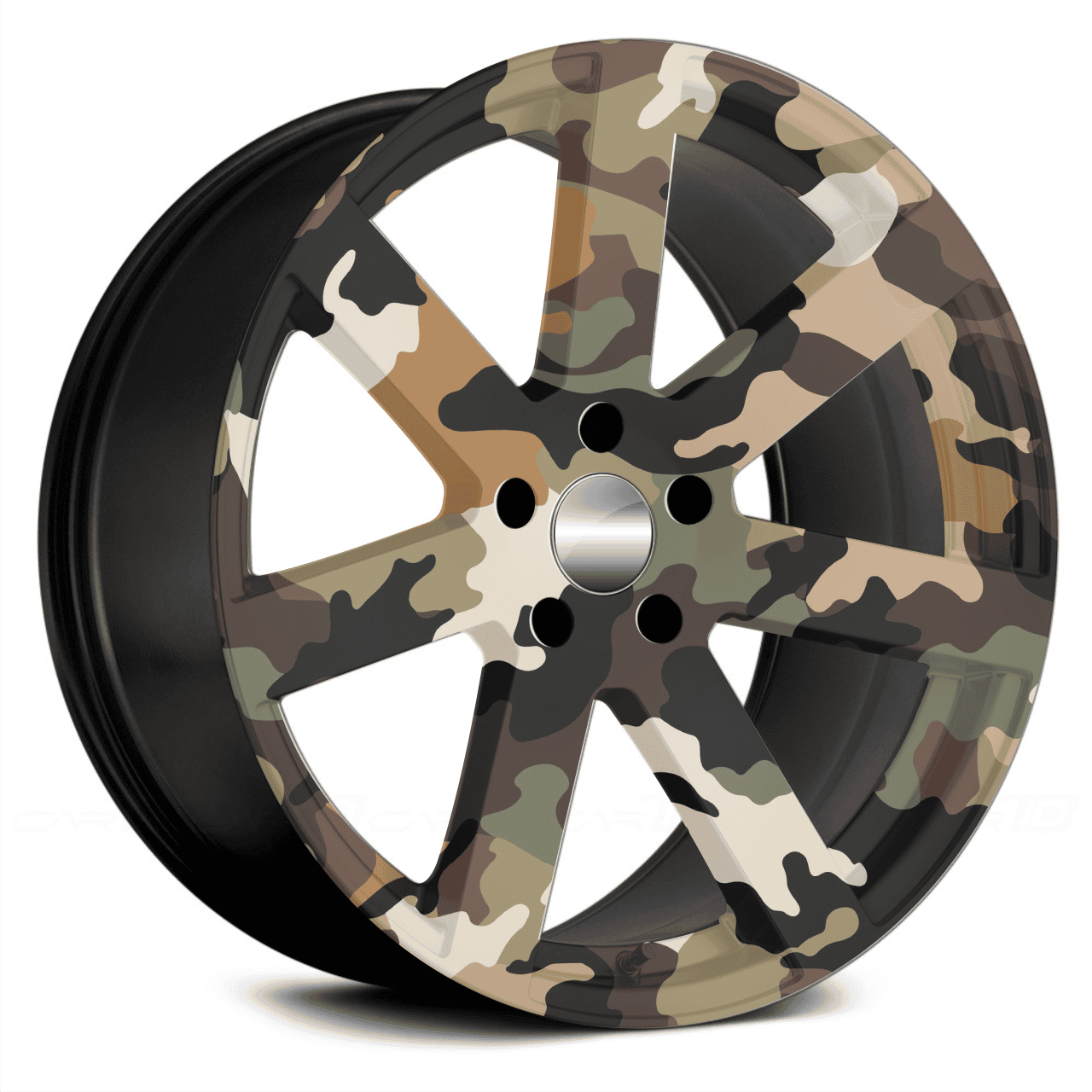 Set 4 Folii Imprimate Outdoor cu EcoSolvent, autoadezive, pentru decorarea jantelor auto, dimetru 60 cm, model FJT-10 FAVLine Selection