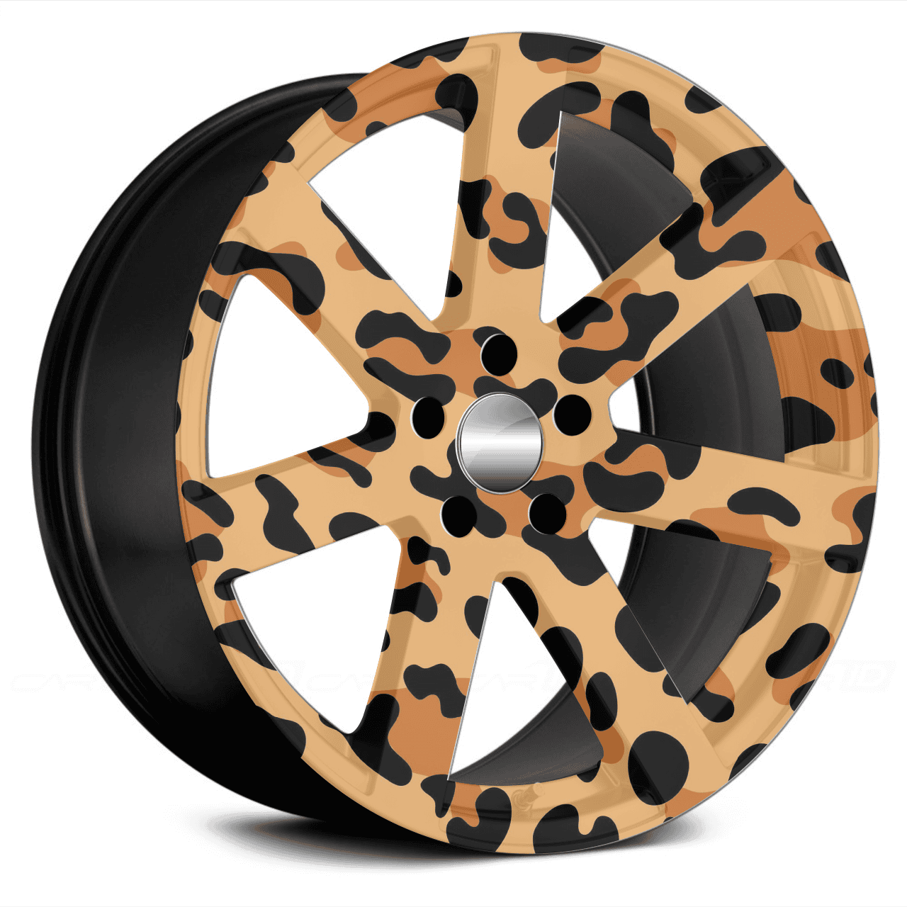 Set 4 Folii Imprimate Outdoor cu EcoSolvent, autoadezive, pentru decorarea jantelor auto, dimetru 60 cm, model FJT-12 FAVLine Selection