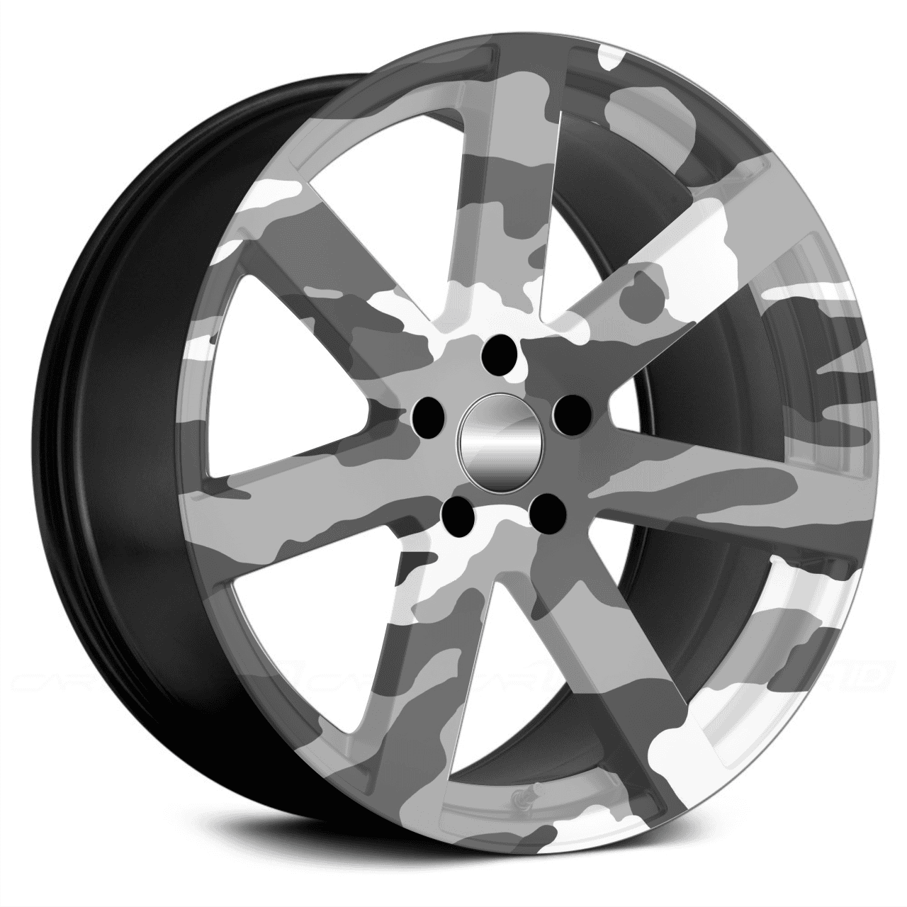 Set 4 Folii Imprimate Outdoor cu EcoSolvent, autoadezive, pentru decorarea jantelor auto, dimetru 60 cm, model FJT-24 FAVLine Selection