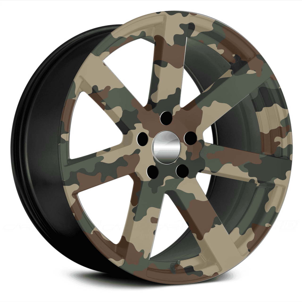 Set 4 Folii Imprimate Outdoor cu EcoSolvent, autoadezive, pentru decorarea jantelor auto, dimetru 60 cm, model FJT-27 FAVLine Selection