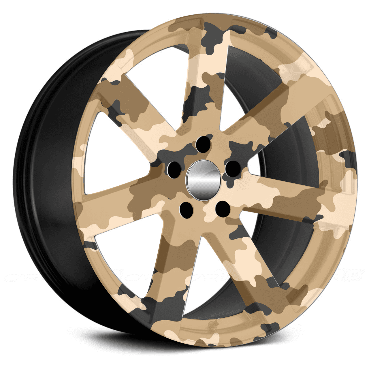 Set 4 Folii Imprimate Outdoor cu EcoSolvent, autoadezive, pentru decorarea jantelor auto, dimetru 60 cm, model FJT-28 FAVLine Selection