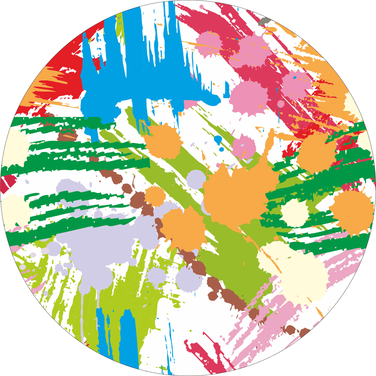 Set 4 Folii Imprimate Outdoor cu EcoSolvent, autoadezive, pentru decorarea jantelor auto, dimetru 60 cm, model FJT-33 FAVLine Selection