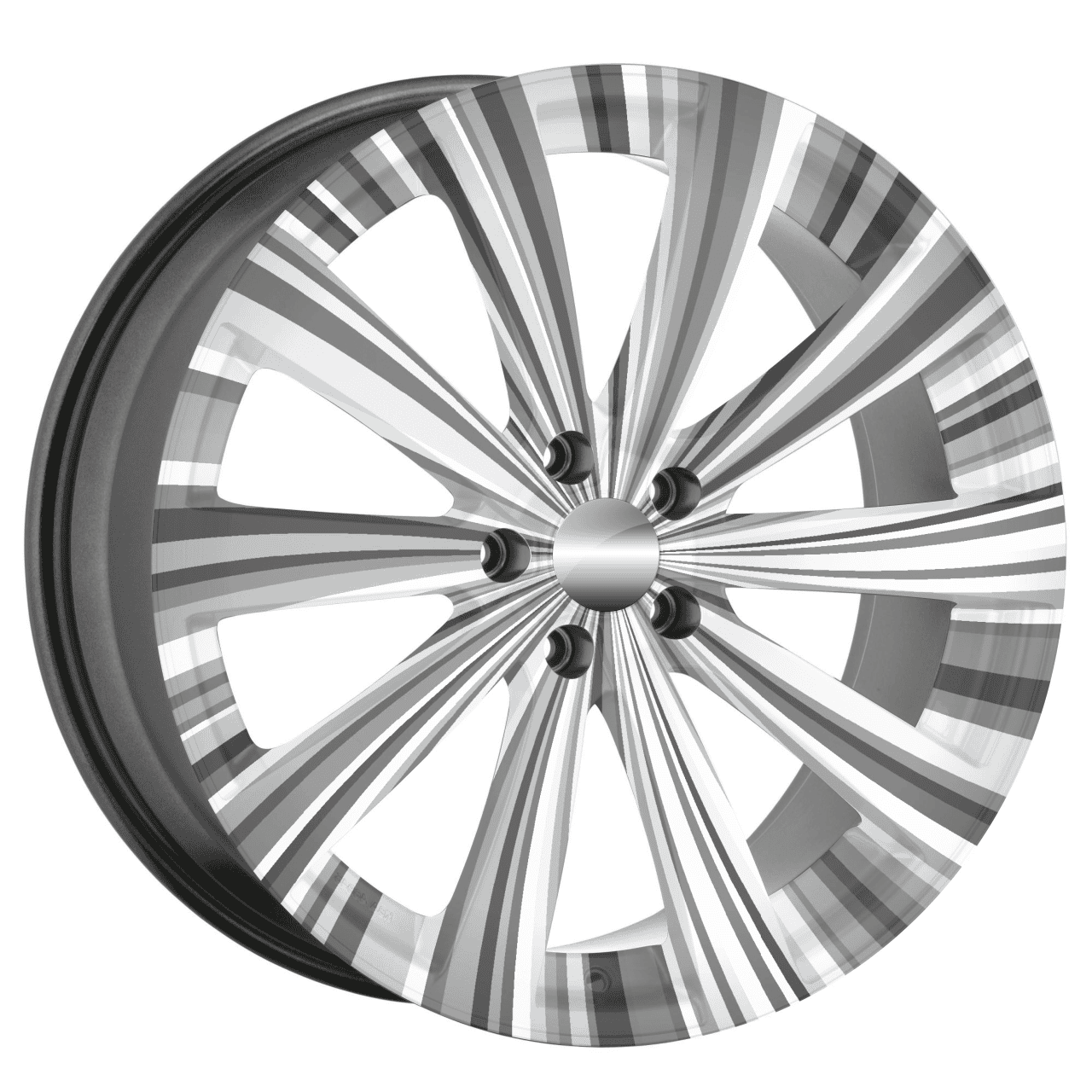 Set 4 Folii Imprimate Outdoor cu EcoSolvent, autoadezive, pentru decorarea jantelor auto, dimetru 60 cm, model FJT-38 FAVLine Selection