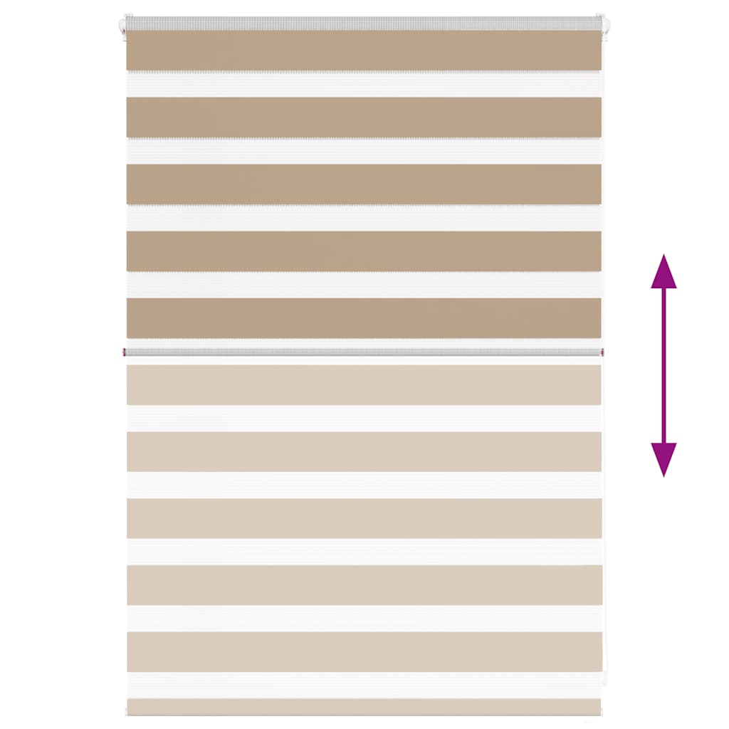 Jaluzea tip zebra 100x100 cm lățime țesătură 95,9 cm poliester GartenMobel Dekor