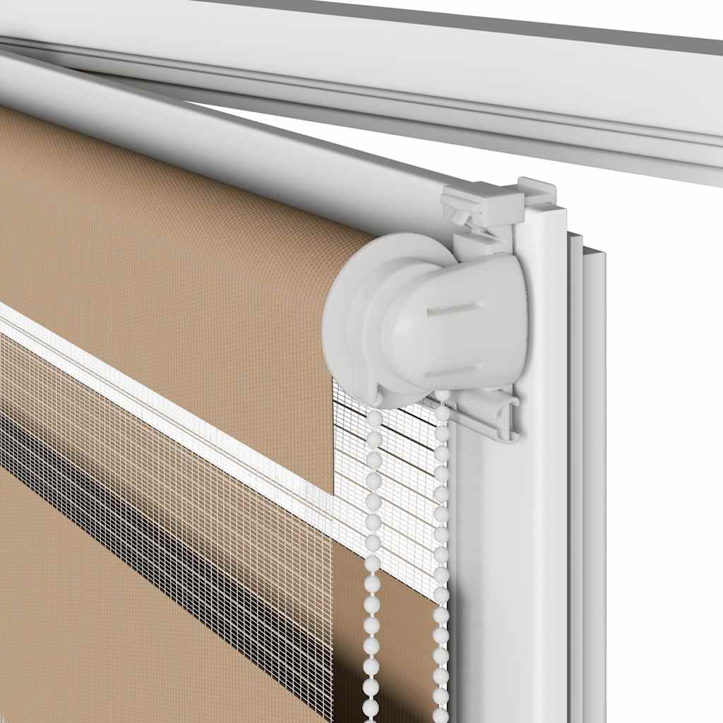 Jaluzea tip zebra 100x100 cm lățime țesătură 95,9 cm poliester GartenMobel Dekor