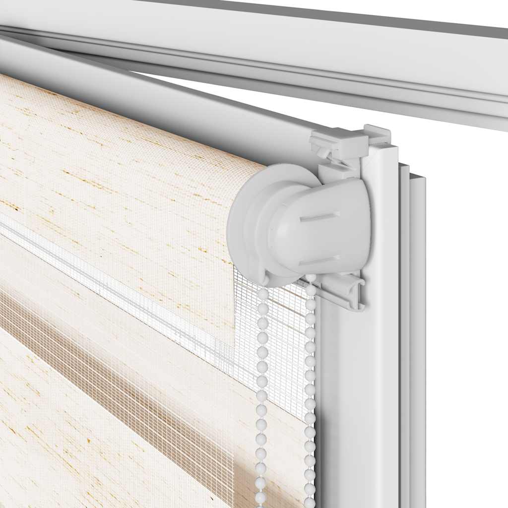 Jaluzea tip zebra 140x100 cm lățime țesătură 135,9 cm poliester GartenMobel Dekor