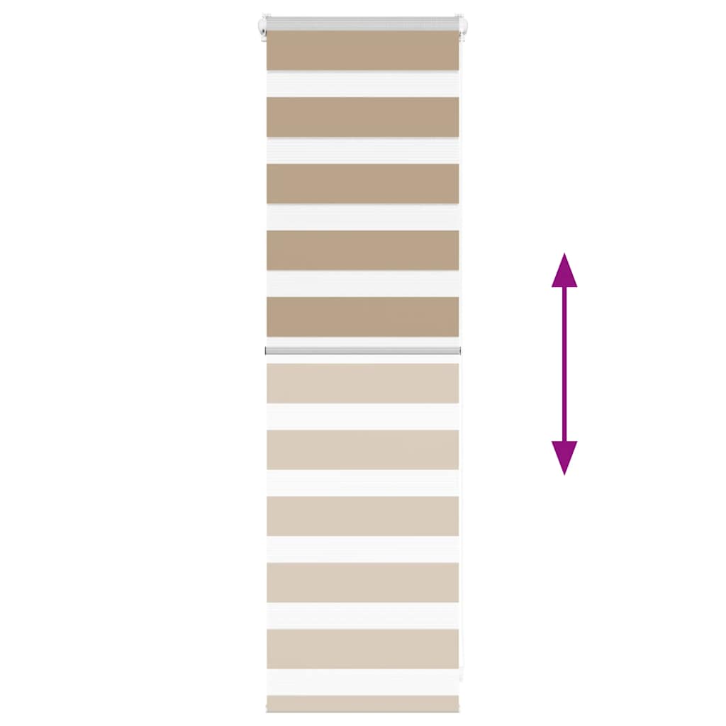 Jaluzea tip zebra 40x100 cm lățime țesătură 35,9 cm poliester GartenMobel Dekor