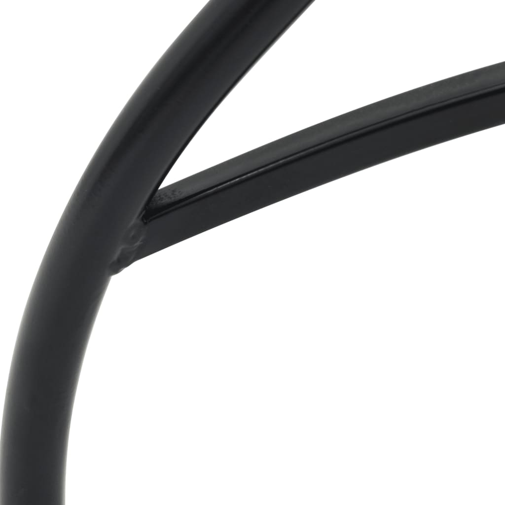 Masă de bistro mozaic, cărămiziu și alb, Ø50x70 cm, ceramică GartenMobel Dekor