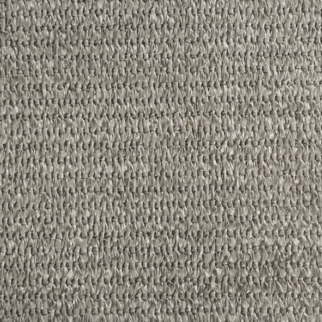 Pânză parasolar gri deschis dreptunghiular 5x7 m HDPE 160 g/m² GartenMobel Dekor