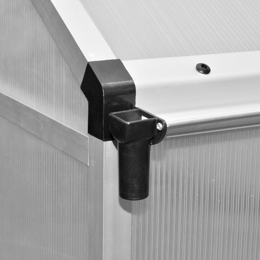 Seră din aluminiu ranforsat cu cadru la bază, 7,55 m² GartenMobel Dekor