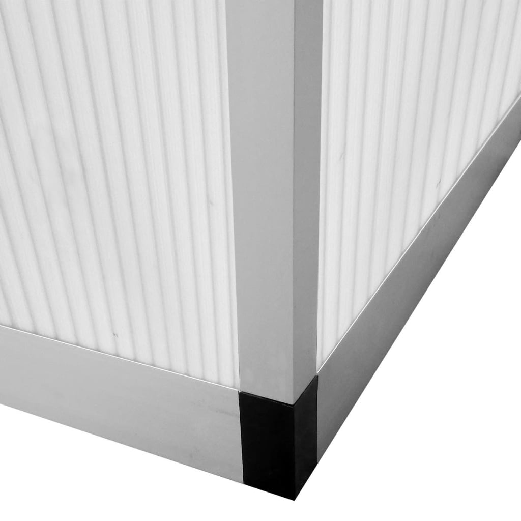 Seră din aluminiu ranforsat cu cadru la bază, 7,55 m² GartenMobel Dekor