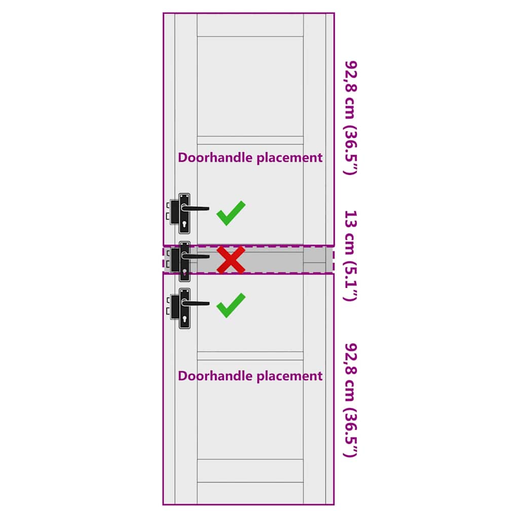 Ușă de interior ORKDAL Maro 61 x 198,5 cm placaj GartenMobel Dekor