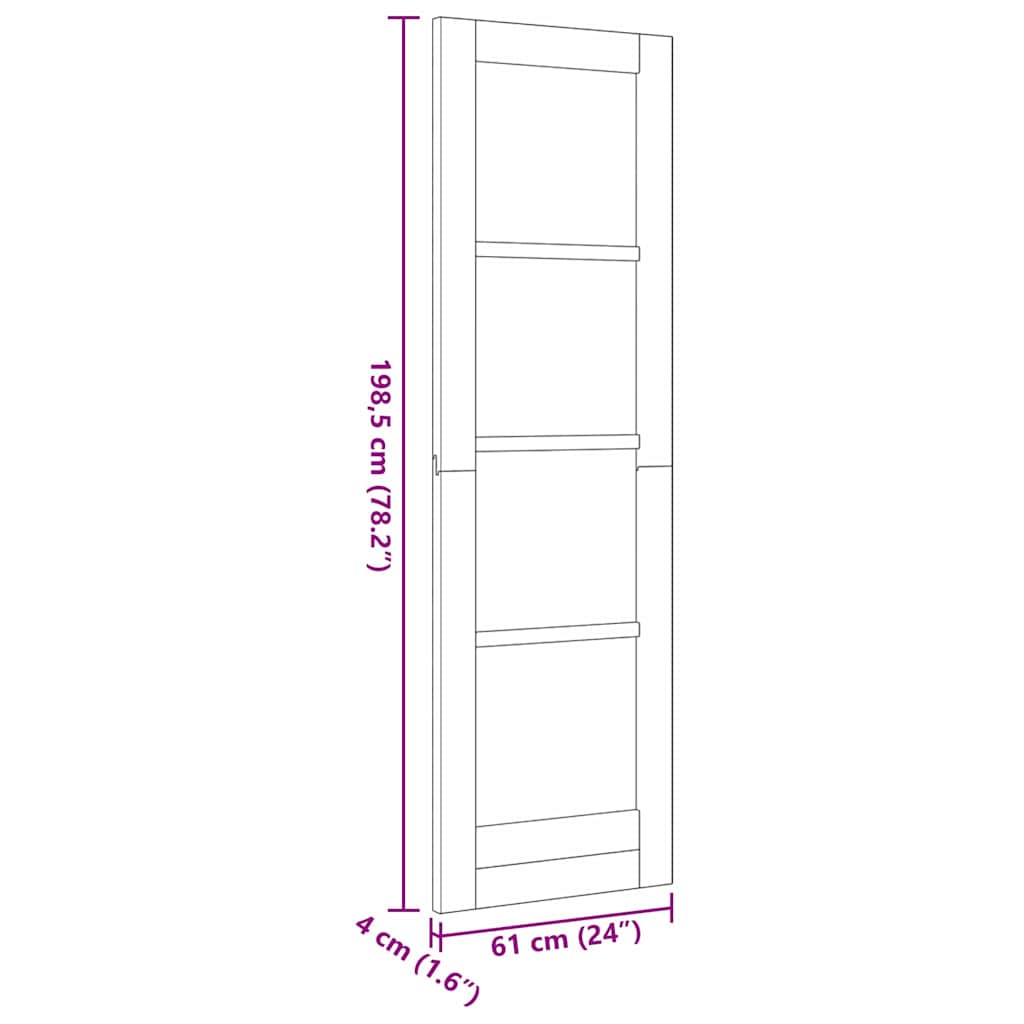 Ușă de interior ORKDAL Maro 61 x 198,5 cm placaj GartenMobel Dekor