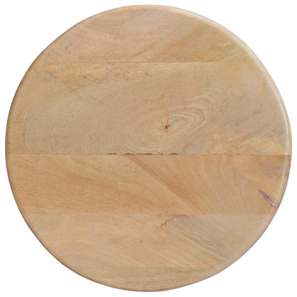 Mese în cuiburi 2 pcs Negru Lemn de mango solid GartenMobel Dekor