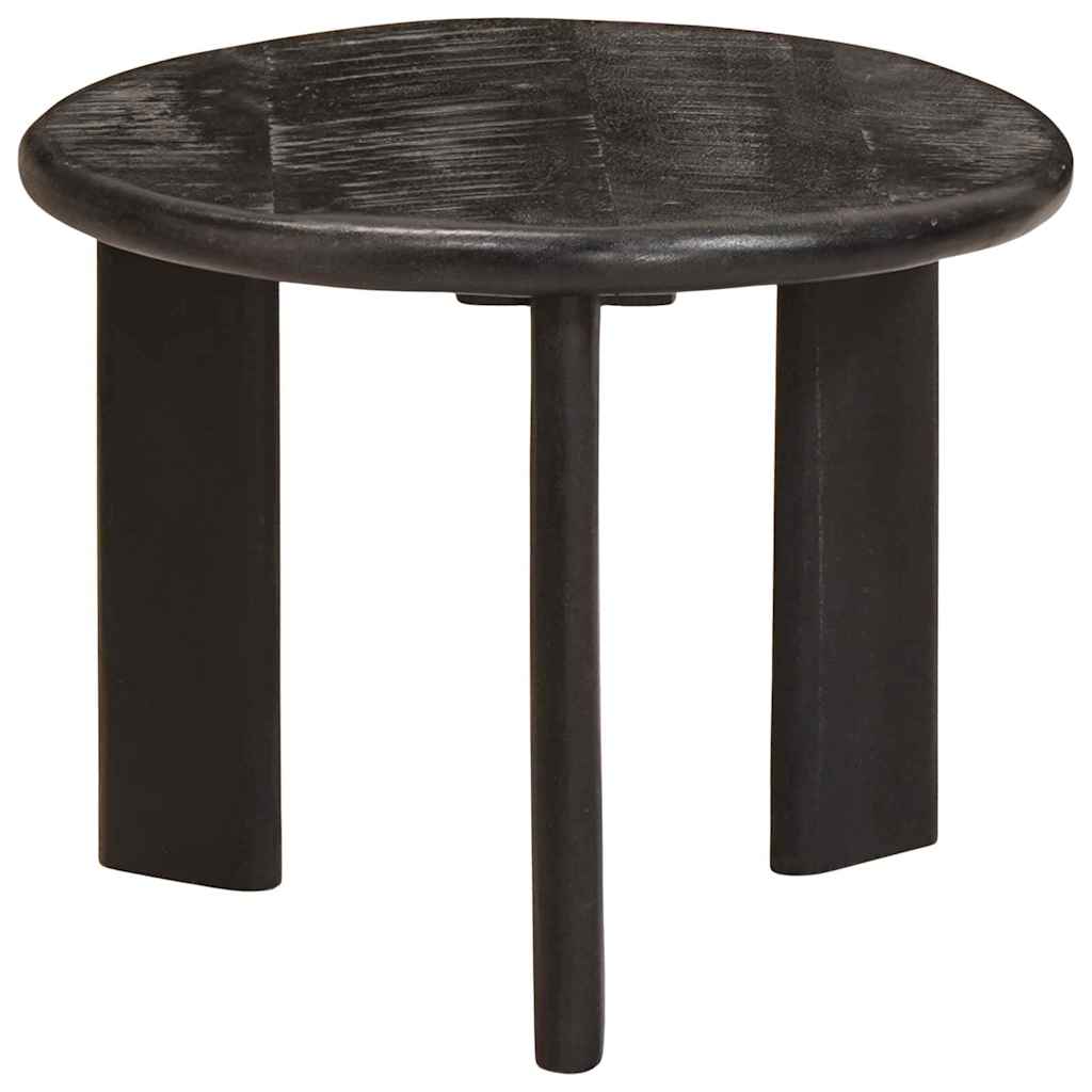 Mese în cuiburi 3 pcs Alb Lemn de mango solid GartenMobel Dekor