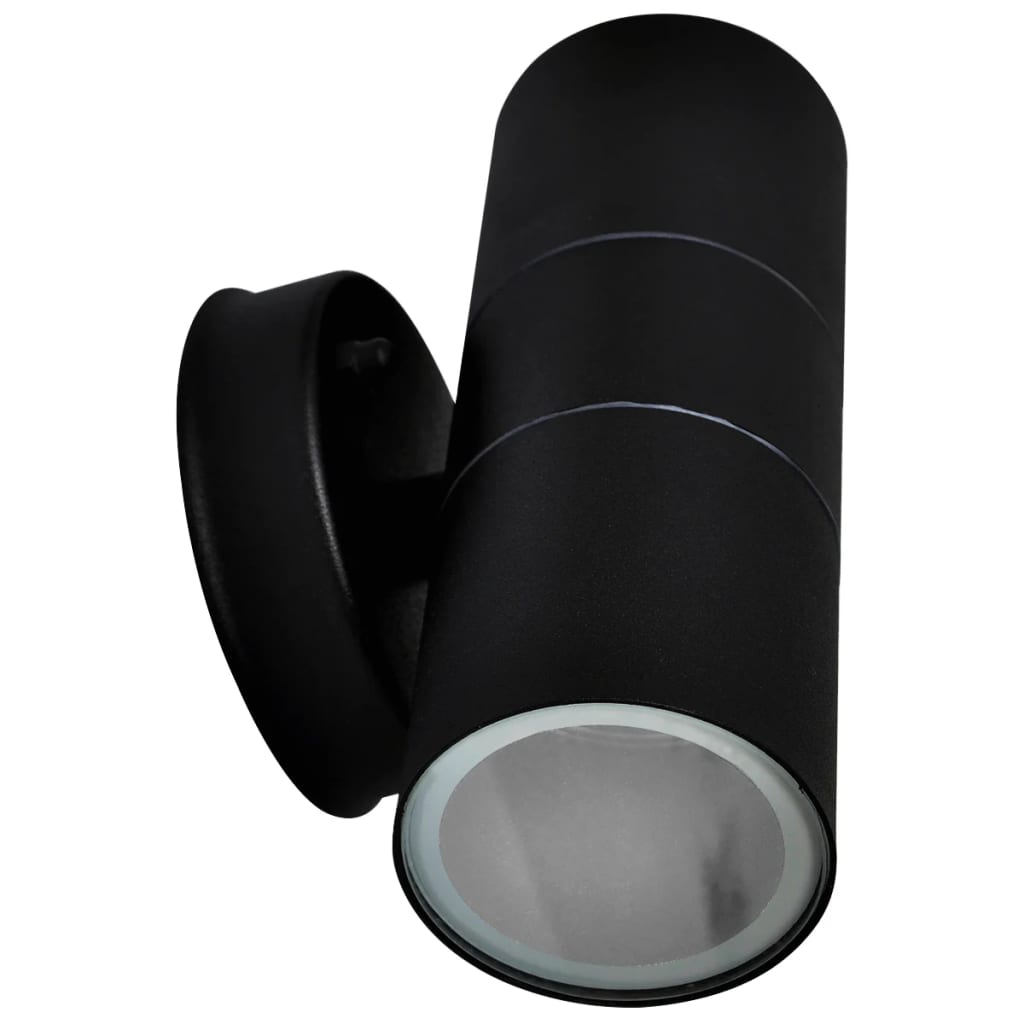 Corp iluminat perete exterior 2 buc, oțel inoxidabil, sus/jos GartenMobel Dekor