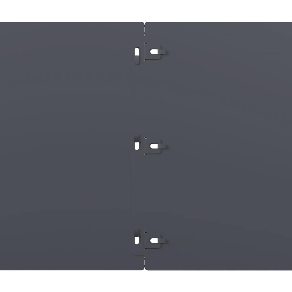 Borduri de gazon 20 buc Antracit 25x103 cm Oțel laminat la rece GartenMobel Dekor