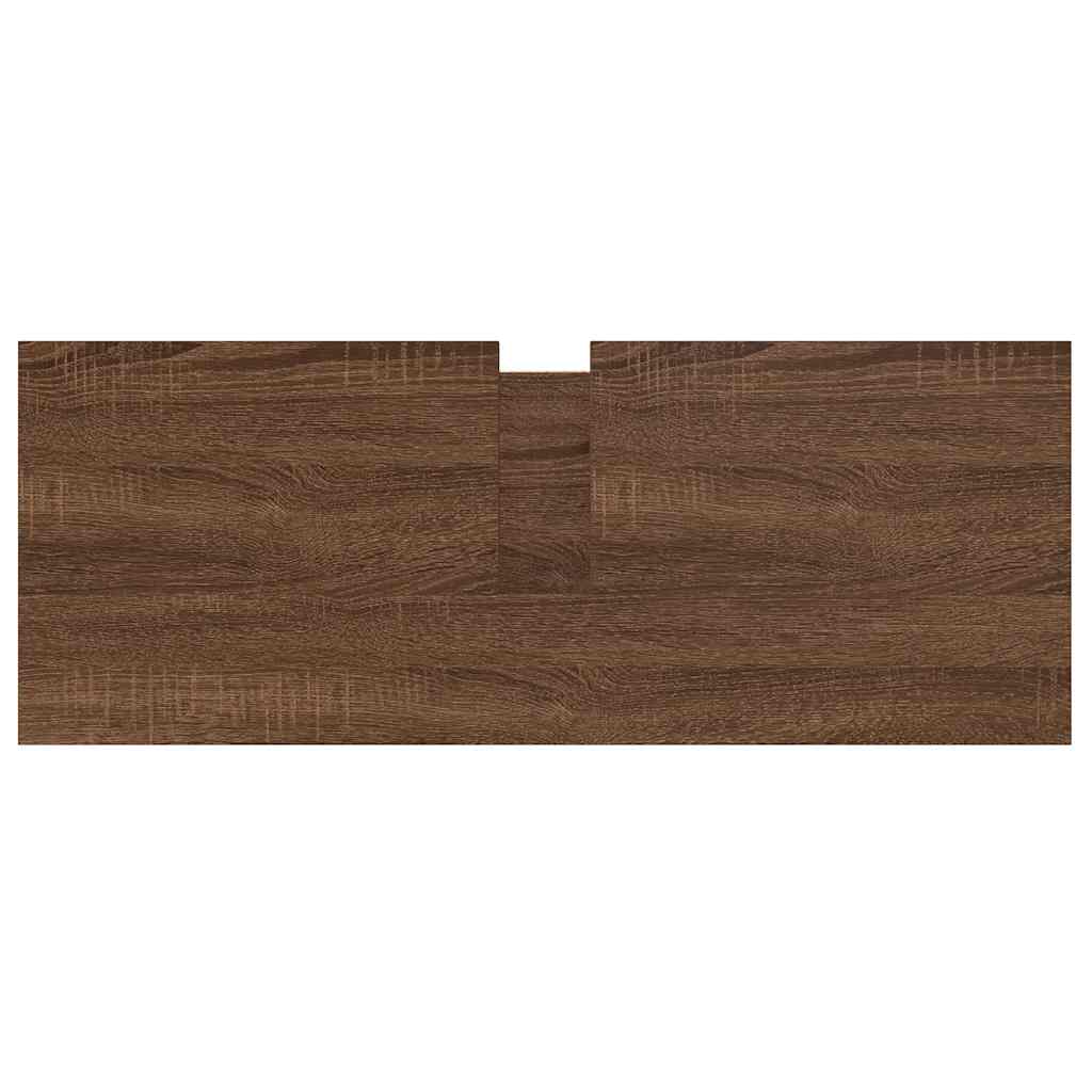 Dulap pentru baie cu sertare, stejar maro, 90x34,5x60 cm GartenMobel Dekor