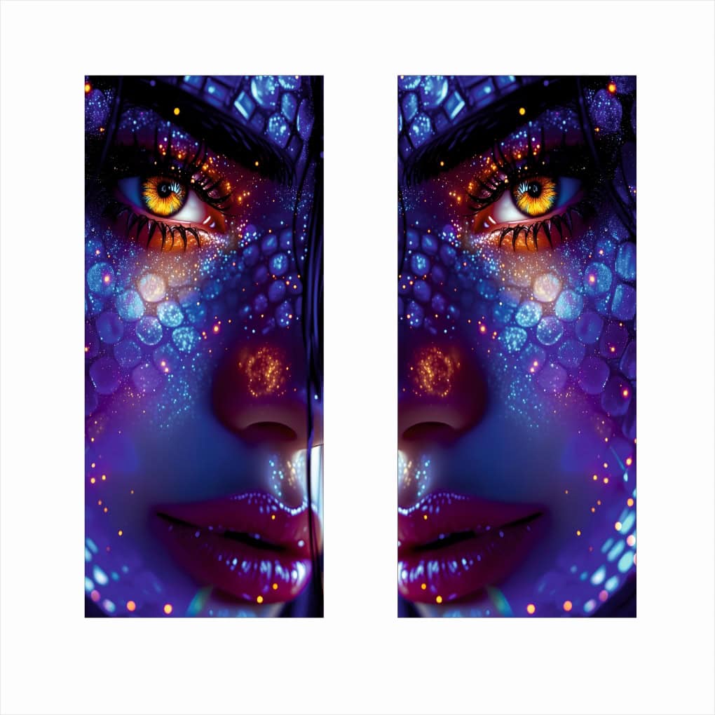 Set 2 stickere decorative pentru stalpii usilor, print autoadeziv de inalta rezolutie, dimensine 2 buc x 50 x 22 cm , cod: AVX-SSU-03 FAVLine Selection