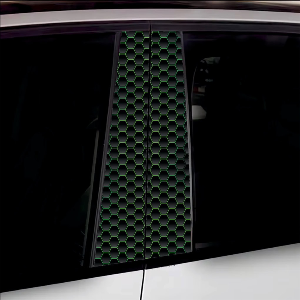 Set 2 stickere decorative pentru stalpii usilor, print autoadeziv de inalta rezolutie, dimensine 2 buc x 50 x 22 cm , cod: AVX-SSU-05 FAVLine Selection