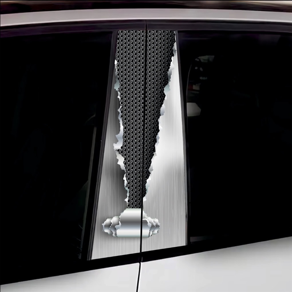 Set 2 stickere decorative pentru stalpii usilor, print autoadeziv de inalta rezolutie, dimensine 2 buc x 50 x 22 cm , cod: AVX-SSU-06 FAVLine Selection