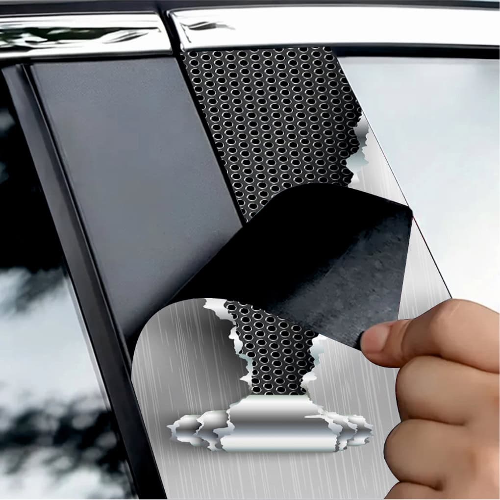 Set 2 stickere decorative pentru stalpii usilor, print autoadeziv de inalta rezolutie, dimensine 2 buc x 50 x 22 cm , cod: AVX-SSU-06 FAVLine Selection