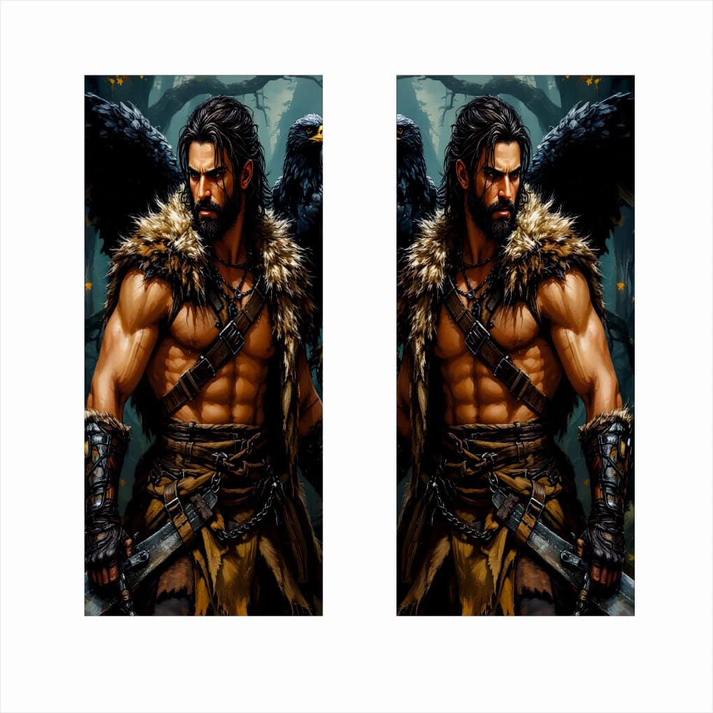 Set 2 stickere decorative pentru stalpii usilor, print autoadeziv de inalta rezolutie, dimensine 2 buc x 50 x 22 cm , cod: AVX-SSU-10 FAVLine Selection