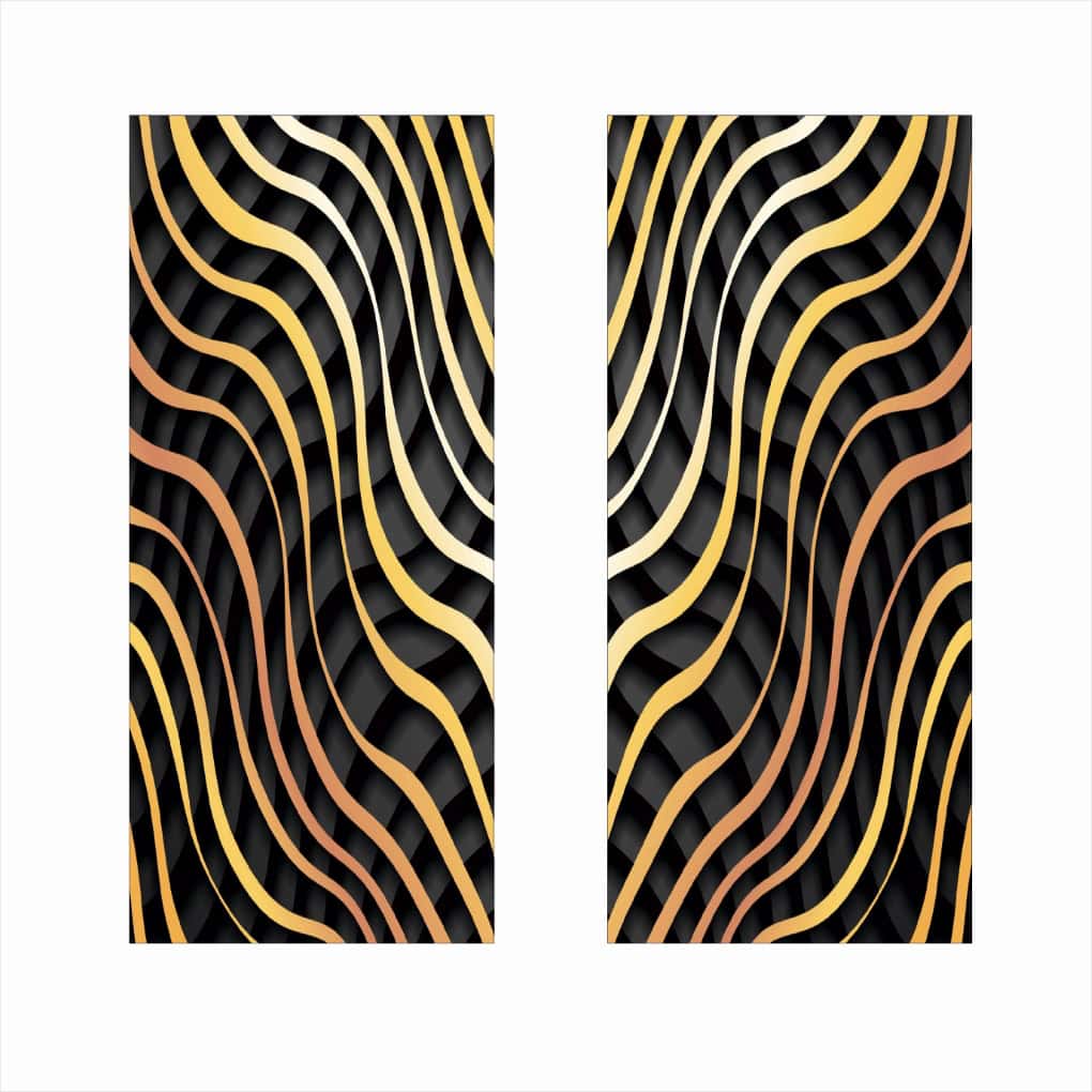 Set 2 stickere decorative pentru stalpii usilor, print autoadeziv de inalta rezolutie, dimensine 2 buc x 50 x 22 cm , cod: AVX-SSU-14 FAVLine Selection